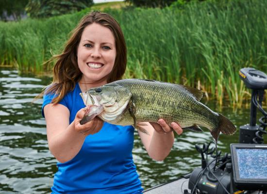 Ashley with a Largemouth