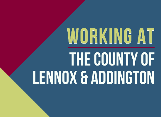 Working at the County of Lennox and Addington