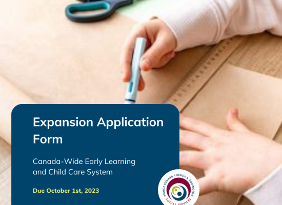 Expansion Application Form - CWELCC